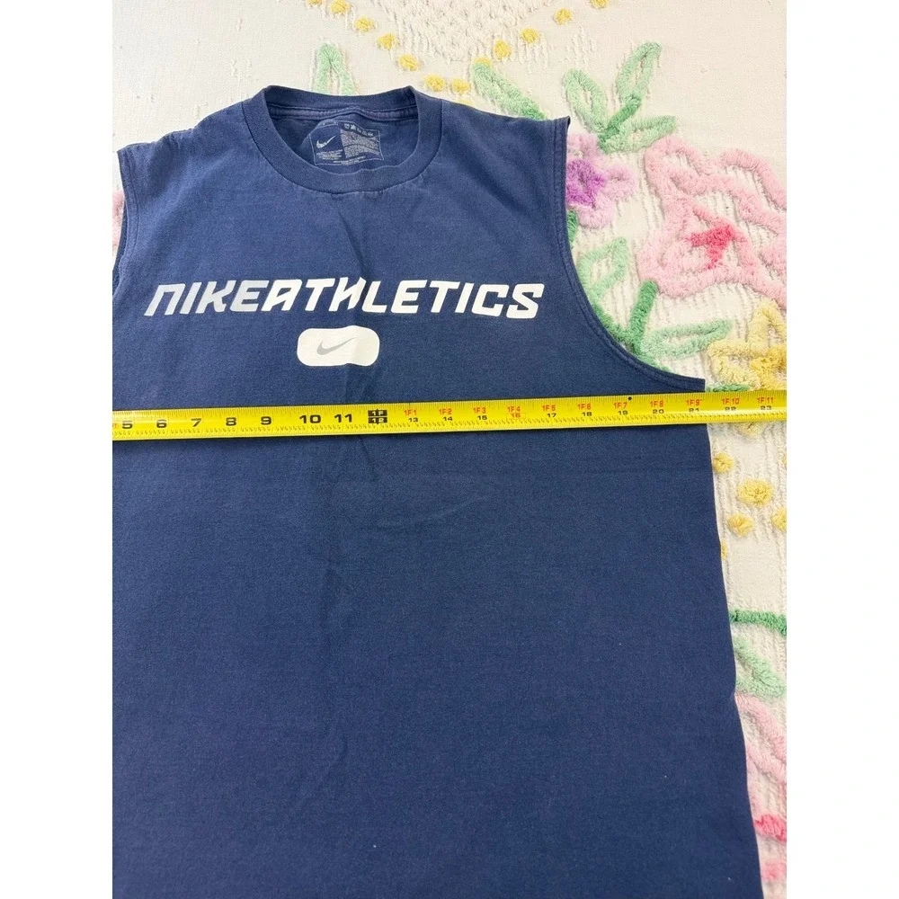 Nike Athletics Navy Blue Sleeveless Athletic Tank‎ Top Men's Size M